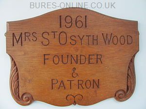 village hall plaque